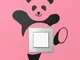 Sticker interruttore Panda