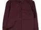 Camicia Andrea  in Cotone Bordeaux