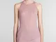 Canotta Basic rib tank in Cotone Rosa