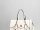 Borsa a spalla Yalis Small in Pelle Beige