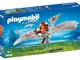 "PLAYMOBIL Guerriero Con Deltaplano Da Attacco Costruzioni Gioco Bambino Bambina 428"