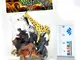 "Busta gigante 6 animali zoo wild playset gioco per bambini 3+ anni"