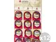 "Set 12 SETABLU Elastici SOTTILI 43052 COLOR X6 Pezzi Prodotti per capelli"