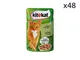 "Set 48 KITEKAT Umido 100 Gr. Coniglio Salsa Cibo per gatti"