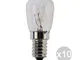 "Set 10 AIRAM Lampada Frigo Pera Chiara 15W E14 X2 240V Illuminazione Della Casa"