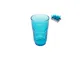 "ARC Set 6 Bicchieri Vetro Funnyflowers Blu 27 Arredo Tavola"