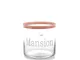 "H&H Vaso Vetro 'Mansion' Cm12,5X12,5 Arredo E Decorazioni Casa"