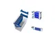 "SISTEMA Confezione 2 mollette clip cartel storage large Utensili cucina"