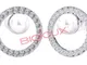 ORECCHINI POST FORATURA PEARL IN CRYSTAL CIRCLE BJT985