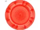 Set da 6 piatto piano Provence spirale, rosso
