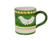 piuma verde mug cilindrico 33 cl