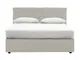 COMPACT - Letto matrimoniale da 160 contenitore con rete, grigio