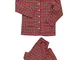 Pigiama HONEY quadro scozzese rosso con giacca