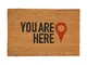 You are here Coco Door Mat, marrone