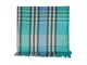 Tovaglia Trattoria decor tartan 150x300, azzurro/turchese