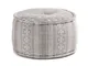 Pouf rotondo YANTRA BROWN