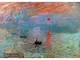 OPERE D'ARTE SU VETRO - Quadro lavorato in finitura bianca - Monet impression sunrise
