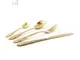 Set 4 posate Baroque, oro