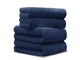 Set 4 Pezzi Plain, blu oltremare