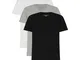 Tommy Hilfiger Set 3 pezzi Stretch T-shirt  Nero/Bianco/Grigio