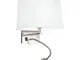 Lampada da parete Led Helly Piramidale Bianco 1xE14+1x3W 160lm 4500k