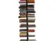 Zia Bice libreria a colonna h150 in faggio tinto nero