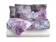 Completo letto effetto copriletto Floral due piazze