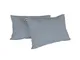 Coppia federe Printed colors, maiden blu