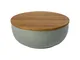 Serving bowl 25 cm w/oak wood Pacifica Artichoke