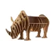 Adm - Mobile Puzzle 'rinoceronte' - Colore Legno