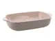 Pirofila da forno stoneware Armony rettangolare cipria cm 33x20x7