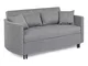 Divano letto Clayton c-c nero-grigio