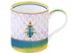 Tazza Porc.mug 350 ml in scatola colore BLU BEETLE