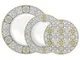 Set 6 posti tavola in porcellana (18 pezzi - 942/943/944) MAIOLICA GREY