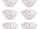 Set 6 Ciotola in porcellana Ø 12 cm TERRAZZO