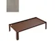 Set alzata Domino corten con gres 20x40xH9