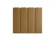 Testata letto Nina in cotone naturale 08 Ocre