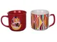 Set 2 Le cirque red tazza colazione 2 ass 350 ml