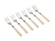 Set 6 pezzi forchettine dolce linea MISTRAL, avorio