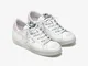 2 Star Sneakers Low Bianco/laminato Argento/glitter Rosa 2sd3836-072
