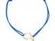 Cord Bracelet Pececito Zafiro Azul Cbpueg0025yg09k