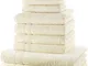 Set asciugamani  (set 10 pezzi) (Beige) - bpc living bonprix collection