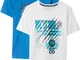 T-shirt (pacco da 2) (Bianco) - bpc bonprix collection