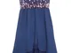 Abito elegante con strascico in tulle (Blu) - bpc bonprix collection