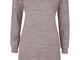 Abito in maglia con dettagli in similpelle (Grigio) - bpc bonprix collection