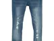 Jeans skinny effetto usato (Blu) - John Baner JEANSWEAR