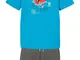 T-shirt e pantaloni corti (set 2 pezzi) in cotone biologico (Blu) - bpc bonprix collection