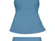 Tankini comfort (set 2 pezzi) sostenibile (Blu) - bpc selection