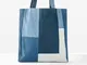 Borsa shopper in tessuto (Blu) - bpc bonprix collection