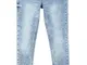 Jeans con lavaggio candeggiato effetto nuvola skinny fit (Blu) - John Baner JEANSWEAR